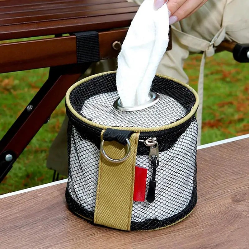 Outdoors Tissue Roll Paper Storage Bag with Hook