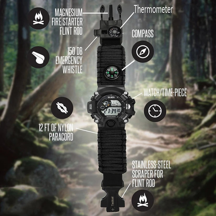 Survival Watch tactical bracelet